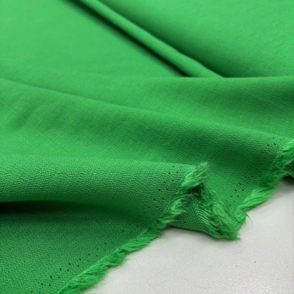 Ağaç Kabuğu Aerobin Keten Kumaş Benetton Yeşili EMR