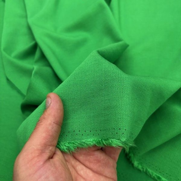 Ağaç Kabuğu Aerobin Keten Kumaş Benetton Yeşili EMR