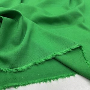Ağaç Kabuğu Aerobin Keten Kumaş Benetton Yeşili EMR