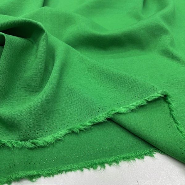 Ağaç Kabuğu Aerobin Keten Kumaş Benetton Yeşili EMR