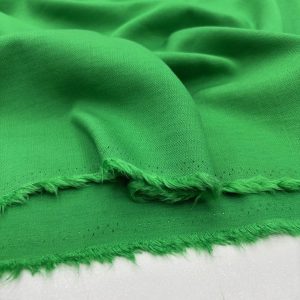 Ağaç Kabuğu Aerobin Keten Kumaş Benetton Yeşili EMR