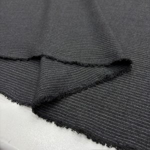 Füme İnce Çizgili Poliviskon Kumaş SMR