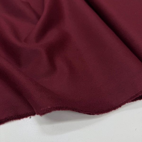 İtalyan Yün Kaşmir Kumaş Bordo