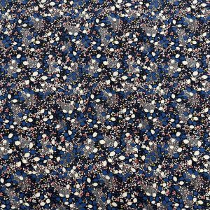 Minik Baskı Pamuklu Viskon Vual Kumaş YVZ