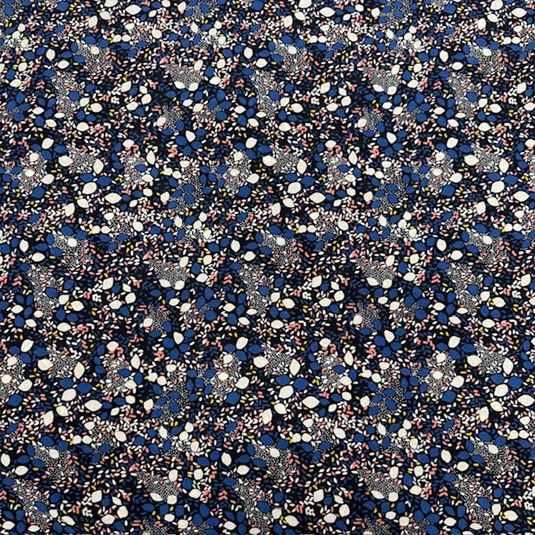 Minik Baskı Pamuklu Viskon Vual Kumaş YVZ