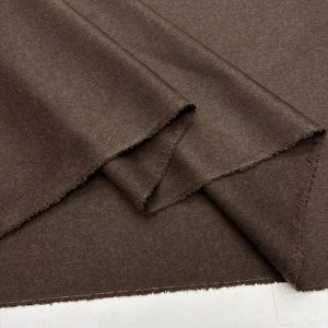 İtalyan Yün Kaşmir Kumaş Kahverengi