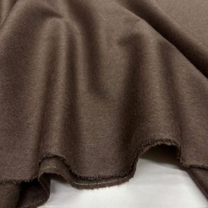 İtalyan Yün Kaşmir Kumaş Kahverengi