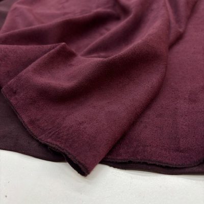 Lüks Süet Kumaş Bordo
