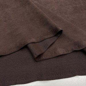 Lüks Süet Kumaş Kahverengi