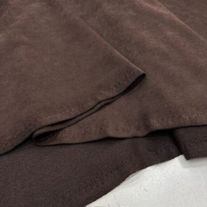 Lüks Süet Kumaş Kahverengi