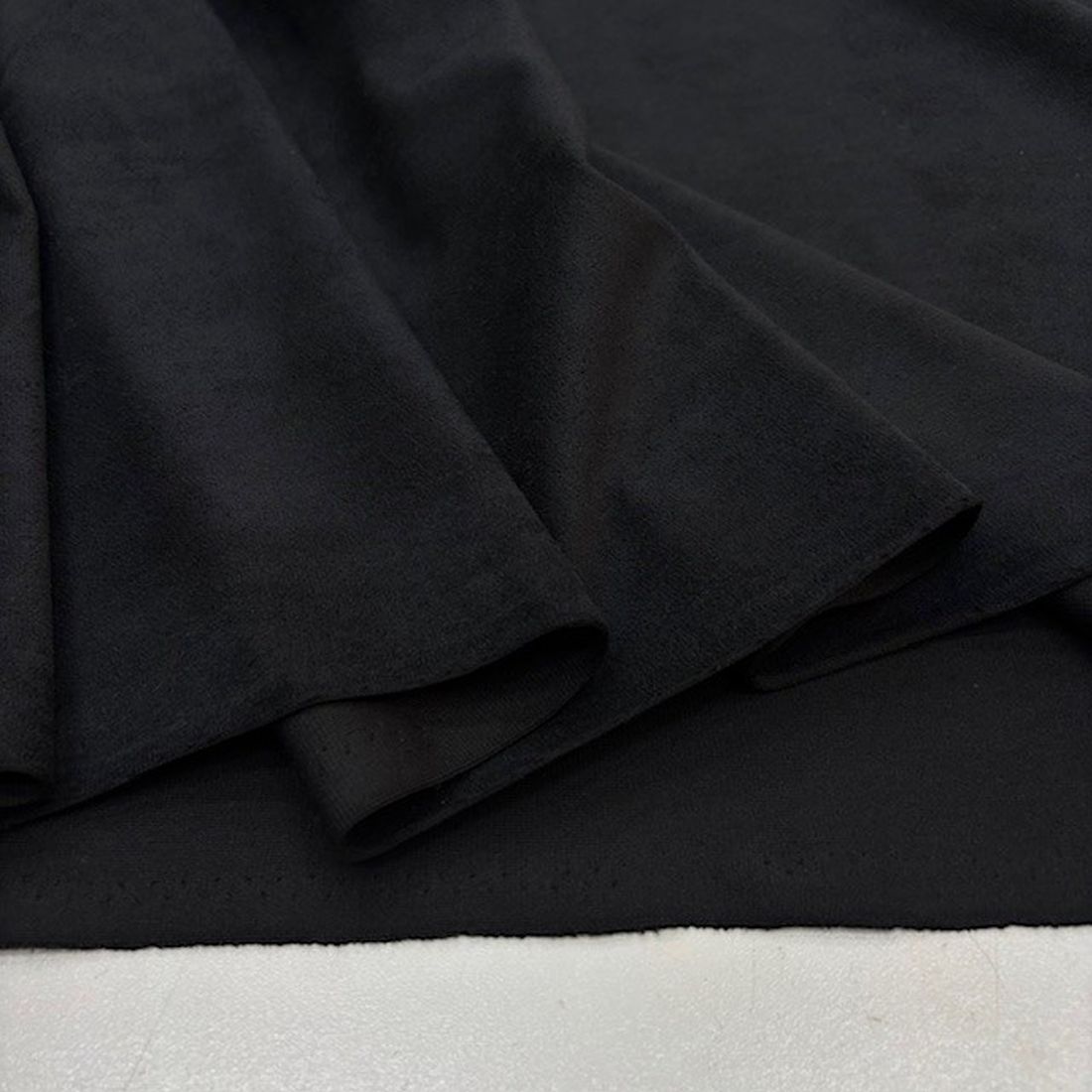 Lüks Süet Kumaş Siyah