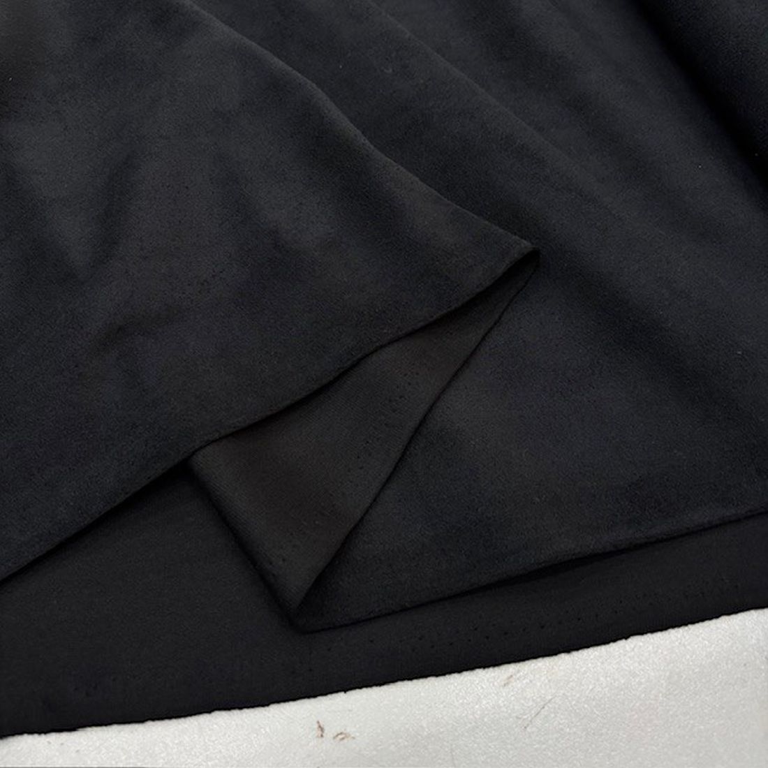Lüks Süet Kumaş Siyah