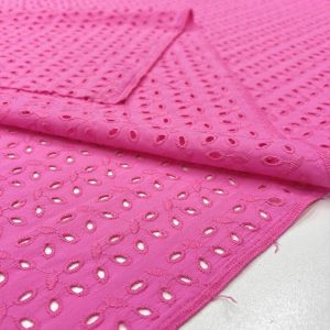 Pembe Pamuk Fisto Kumaş YVZ