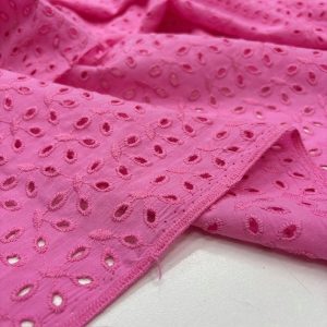 Pembe Pamuk Fisto Kumaş YVZ