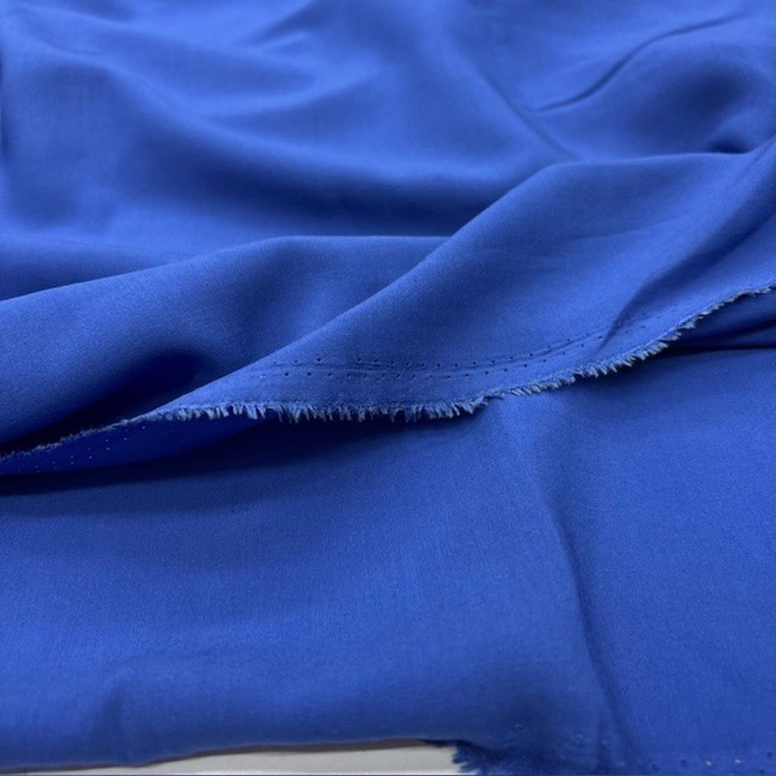 Viskon Vual Kumaş Saks Mavisi