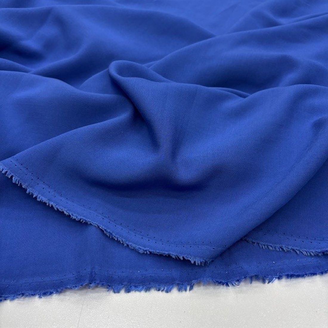 Viskon Vual Kumaş Saks Mavisi