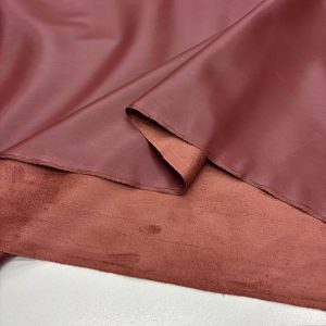 Zara Süet Deri Kumaş Kızıl Kiremit