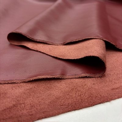 Zara Süet Deri Kumaş Kızıl Kiremit