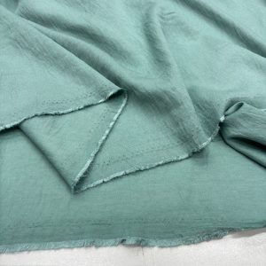 Ağaç Kabuğu Aerobin Keten Kumaş Nefti Yeşili YVZ