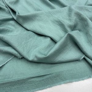 Ağaç Kabuğu Aerobin Keten Kumaş Nefti Yeşili YVZ