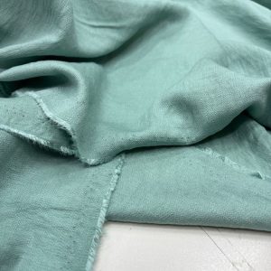 Ağaç Kabuğu Aerobin Keten Kumaş Nefti Yeşili YVZ