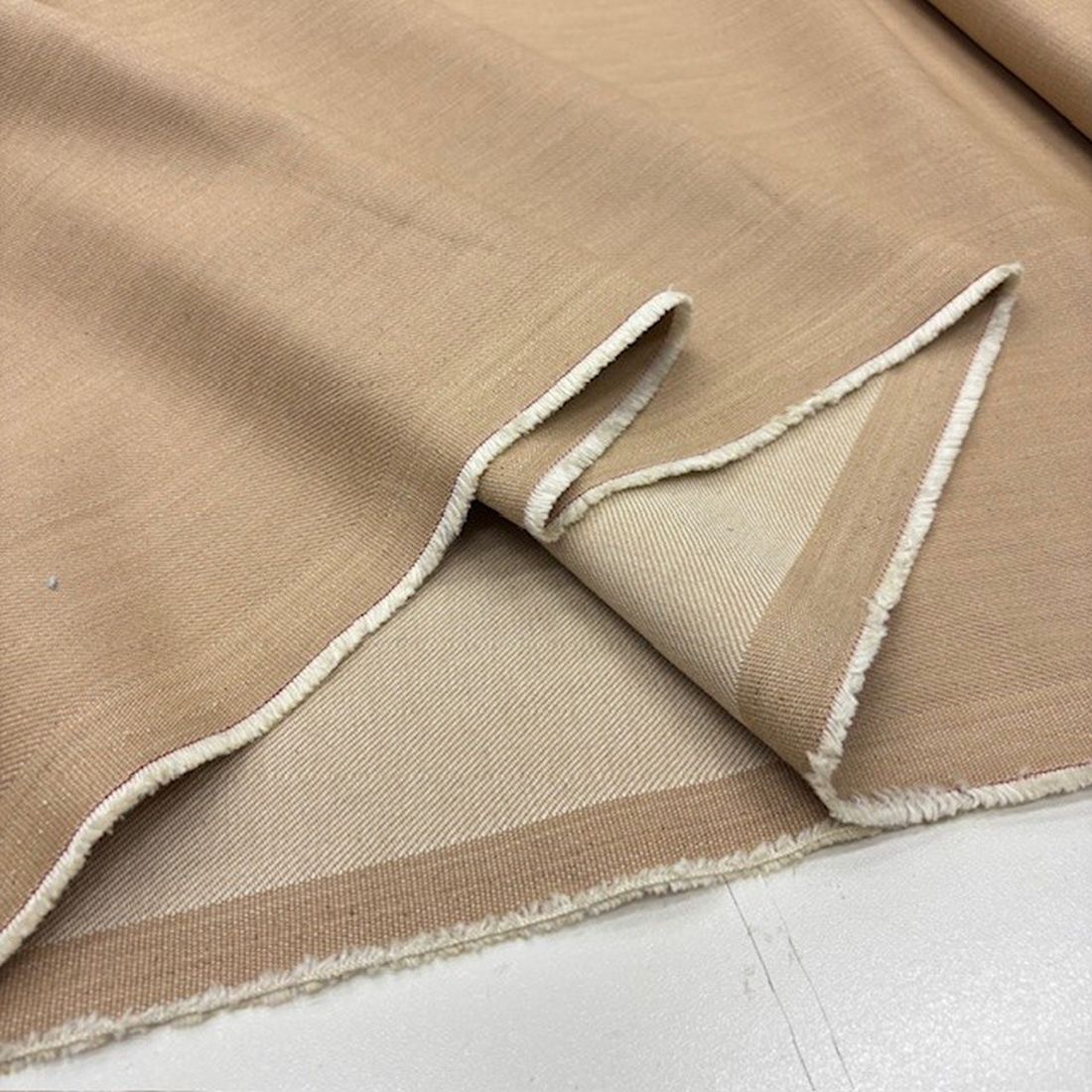 Bej Kahve 100% Pamuk Denim Kumaş YNS