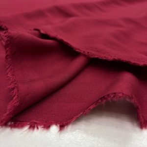 Bordo Pamuk Viskon Kumaş