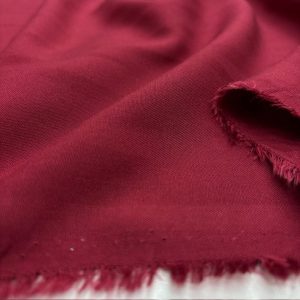 Bordo Pamuk Viskon Kumaş