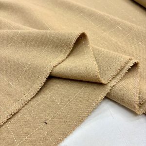 Camel Ekoseli Yumuşak Flanel Kumaş SRVT