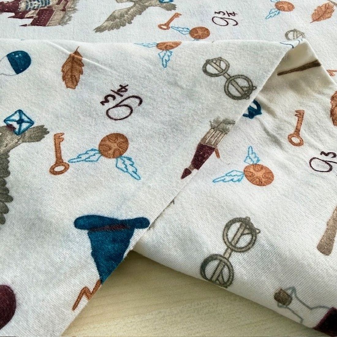 Çiften Harry Potter Desenli Pazen Kumaş Arv