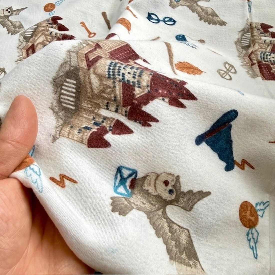 Çiften Harry Potter Desenli Pazen Kumaş Arv