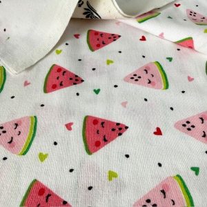 Çiften Karpuz Desenli Pazen Kumaş Arv