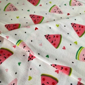 Çiften Karpuz Desenli Pazen Kumaş Arv