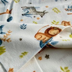 Çiften Madagaskar Desenli Pazen Kumaş Arv