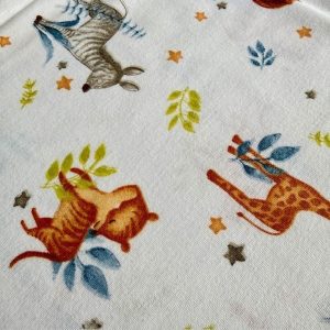 Çiften Madagaskar Desenli Pazen Kumaş Arv