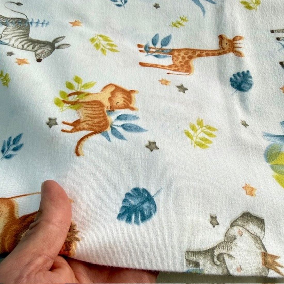 Çiften Madagaskar Desenli Pazen Kumaş Arv