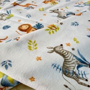 Çiften Madagaskar Desenli Pazen Kumaş Arv