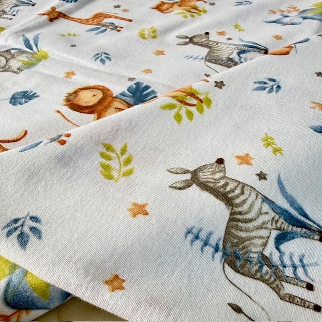 Çiften Madagaskar Desenli Pazen Kumaş Arv