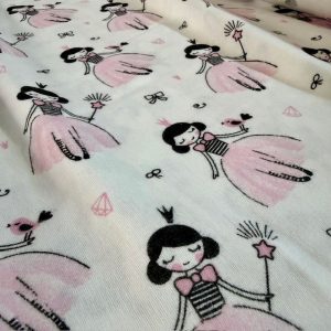 Çiften Prenses Desenli Pazen Kumaş Ayt