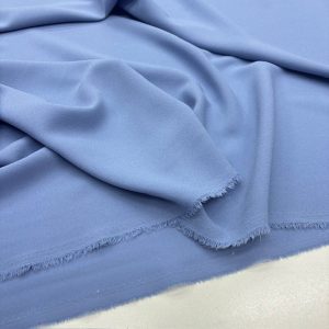 Double İtalyan Krep Kumaş Açık Mavi