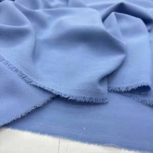Double İtalyan Krep Kumaş Açık Mavi