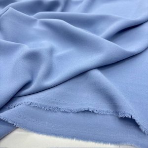 Double İtalyan Krep Kumaş Açık Mavi