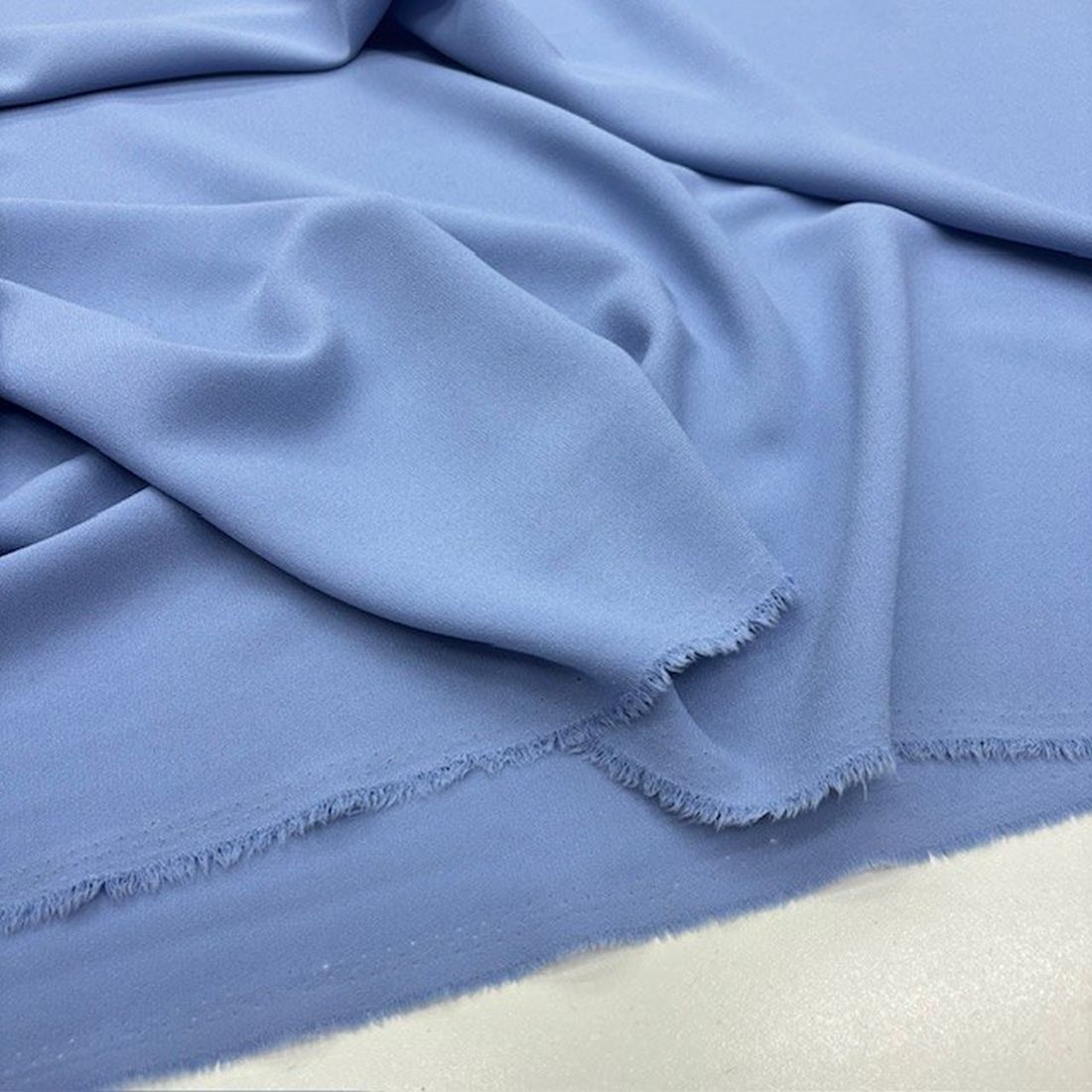 Double İtalyan Krep Kumaş Açık Mavi