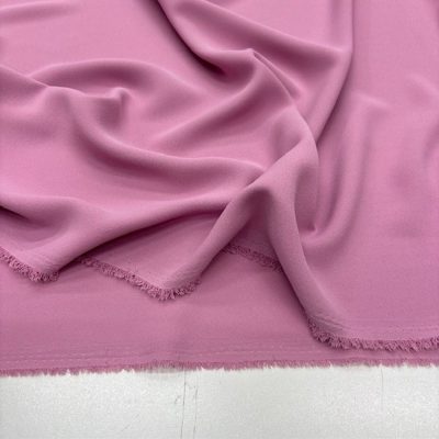 Double İtalyan Krep Kumaş Pudra Pembe
