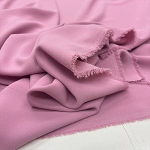 Double İtalyan Krep Kumaş Pudra Pembe