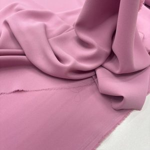 Double İtalyan Krep Kumaş Pudra Pembe
