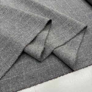 Gri Ekoseli Yumuşak Flanel Kumaş SRVT