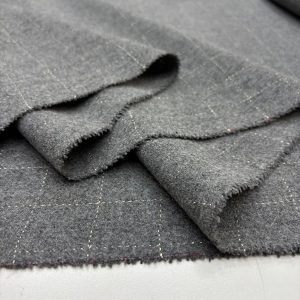 Gri Ekoseli Yumuşak Flanel Kumaş SRVT