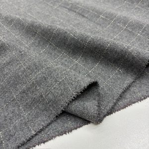 Gri Ekoseli Yumuşak Flanel Kumaş SRVT