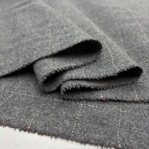 Gri Ekoseli Yumuşak Flanel Kumaş SRVT